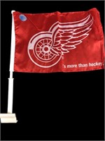 Detroit Red Wings Car Flag