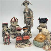 Asian Resin Decor Figurines