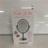 TRUE GLOW LED LIGHTED MAKEUP MIRROR