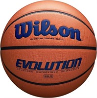 Wilson Evolution Indoor Game Basketball, Navy,