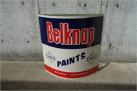 Metal Belknap Paints sign
