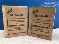 Combination Dispenser Handfold Selfold Towels
