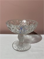 Clear Glass Compote