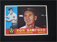 1960 TOPPS #409 RON SAMFORD SENATORS