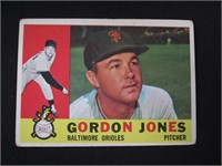 1960 TOPPS #98 GORDON JONES ORIOLES