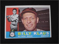 1960 TOPPS #406 BILLY KLAUS ORIOLES VINTAGE