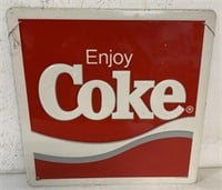 Heavy Tin Coke Sign