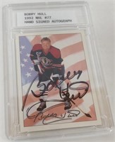 Bobby Hull Signed Card