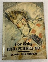 St. Paul Milk Company Hanging Advertisement