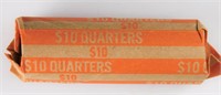 1964 Washington Quarters, 90% Silver (roll of 40)