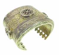 Vintage Silver Tested Berber Turkmen Bracelet