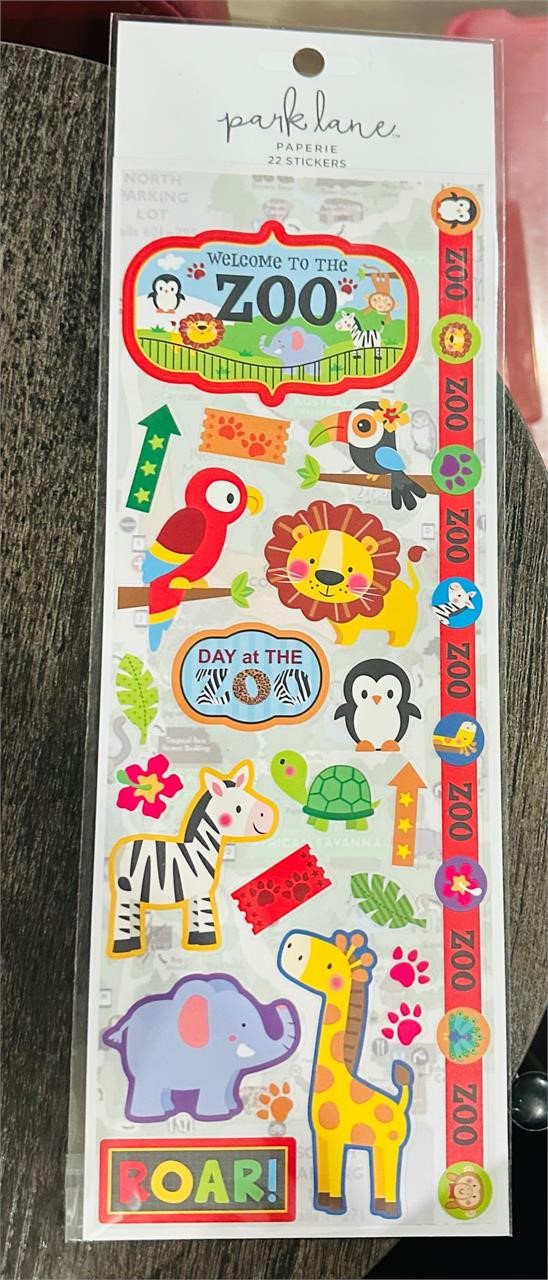 New-Park Lane- Zoo Stickers
