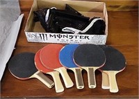 Ping Pong Paddles & Net