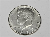 1964 Silver Half Dollar Coin