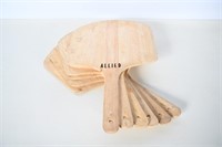 Allied Wooden Pizza Paddles - 6 Count