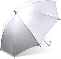 Children's Rain Umbrella, White, 3 Pack