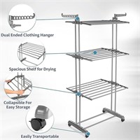 Premium Clothes Drying Rack - 4-tier Foldable