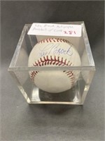 Lou Brock Autographed Baseball w/ COA