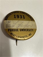 1931 Purdue University Boilermakers Agricultural