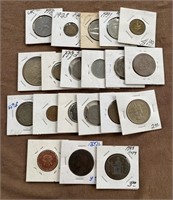 Group of Mixed Foreign Coins
