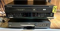 Panasonic VHS & DVD Player & Sony Digital Receiver