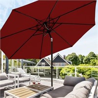 wikiwiki 10 FT Patio Umbrellas Outdoor Table