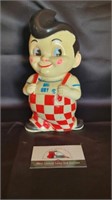 Rubber big boy coin bank