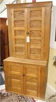 Lot #2225 - Antique Oak four door step back