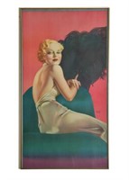 A Vintage Alberto Vargas 1935 Lithograph