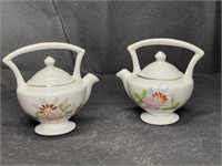 VTG Floral Tea Pots S & P Set