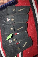 LOT OF BUCK KNIFE FABRIC CASES