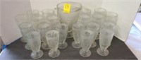 Vintage Depression Crystal Glassware