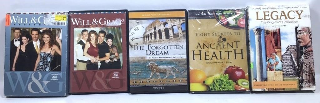 New Open.Box Lot of 5 DVD’s