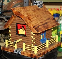 Log Cabin style bird house