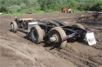 Freightliner Semi Frame w/ Axles & Fifth Wheel