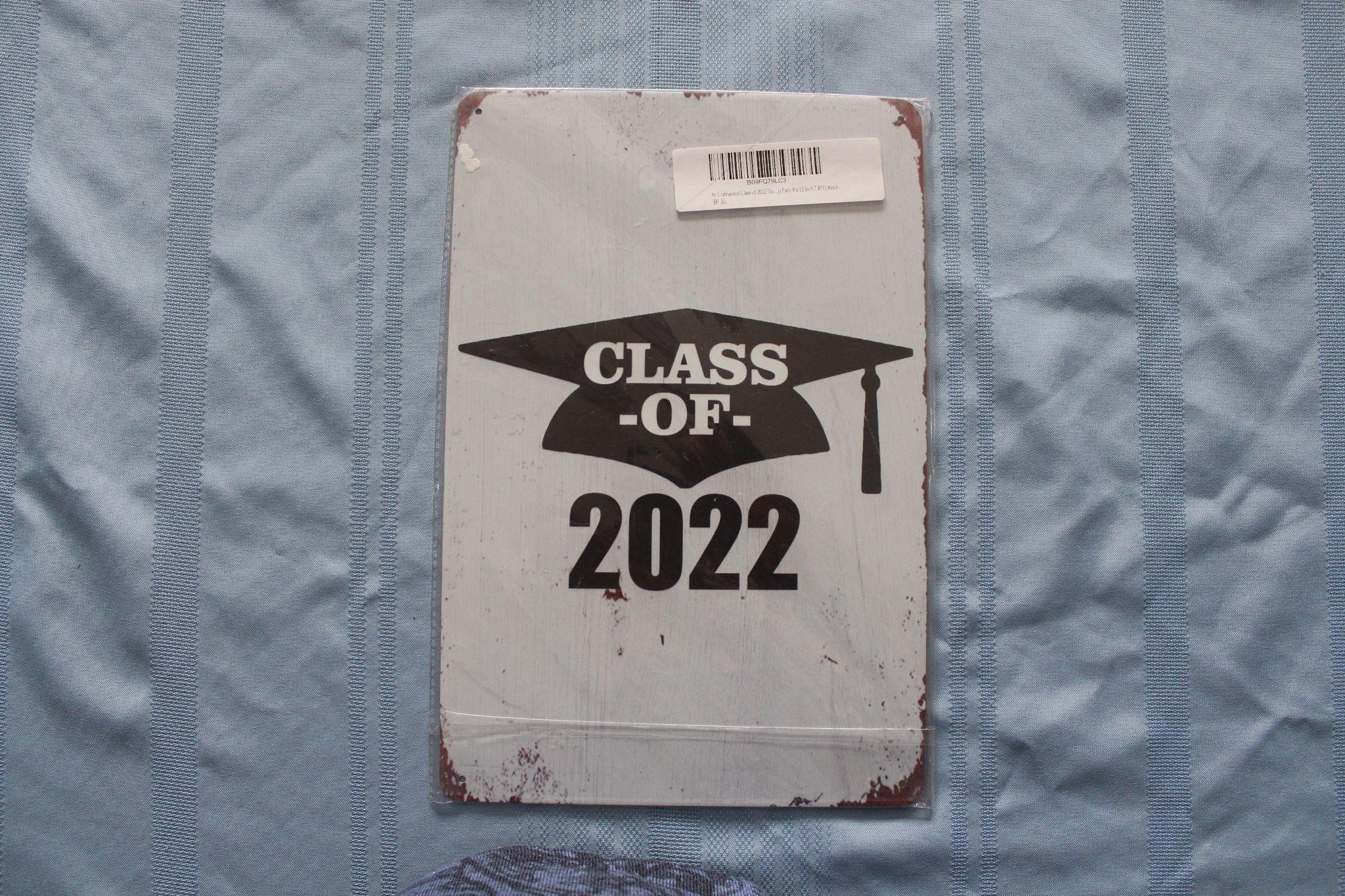 Retro Tin Sign "Class of 2022"