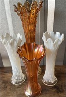 Swung Glass Vases