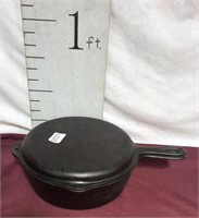Cast Iron Chicken Fry Pan With Lid