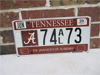 Alabama Car Tag