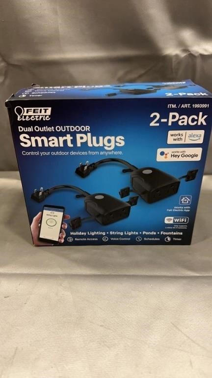 Smart Outdoor Plugs 2pk