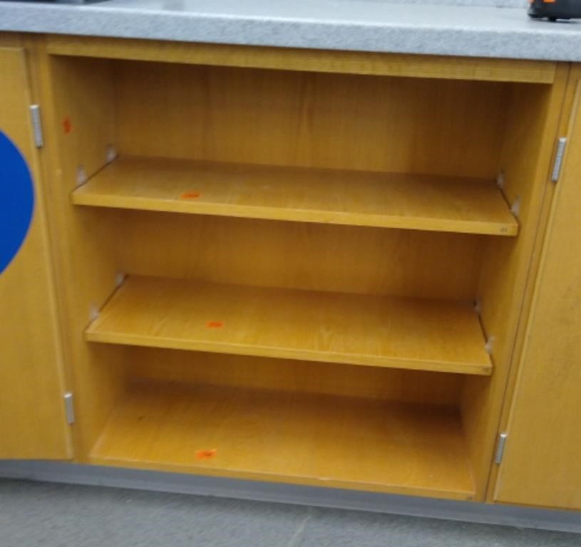 Kewaunee Wooden Open Front Shelving 34.75" X 30"