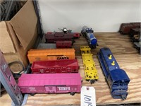 9 Lionel Toy Train Cars