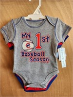 3 Chicago Cubs Onesies 3 to 6 M New with Tags