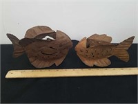 Metal fish candle holders