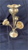 Antique English sterling silver epern flower vase,