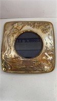 Art Nouveau designed Sterling silver square photo