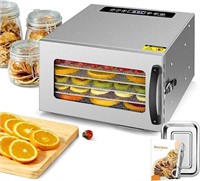 Stainless Steel 6-Tray Dehydrator