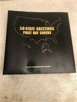 50 State Greeting 1st Day Covers Stamp Collection