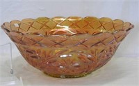 Cut Daisy Variant 17" large bowl - marigold