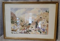 Watercolor Signed by Artist Mila Laufer